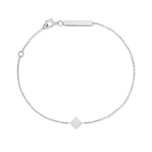 Richie Paws sterling silver Diamond Shape Companion Bracelet