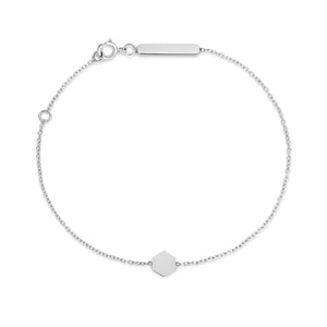 Richie Paws sterling silver Hexagon Companion Bracelet