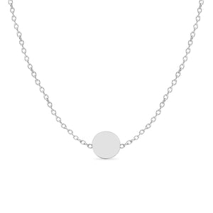 Richie Paws sterling silver Round Companion Necklace