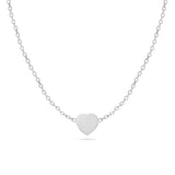 Richie Paws sterling silver Heart Companion Necklace
