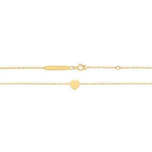 Richie Paws yellow gold Heart Companion Necklace