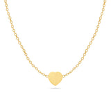 Richie Paws yellow gold Heart Companion Necklace
