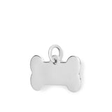 Richie Paws silver small Bone Name Pendant side